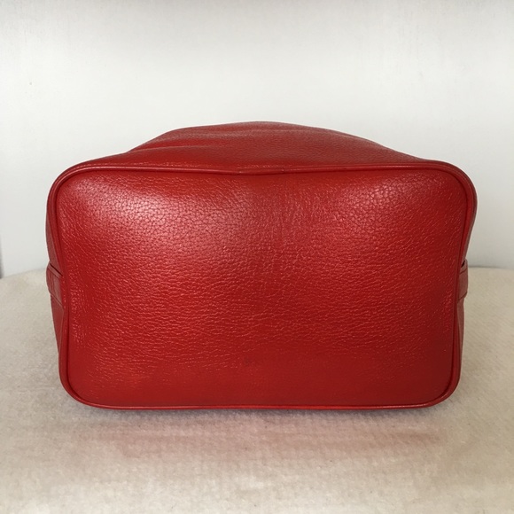 MCM Red Bucket Crossbody Bag with Wallet - Picture 9 of 15